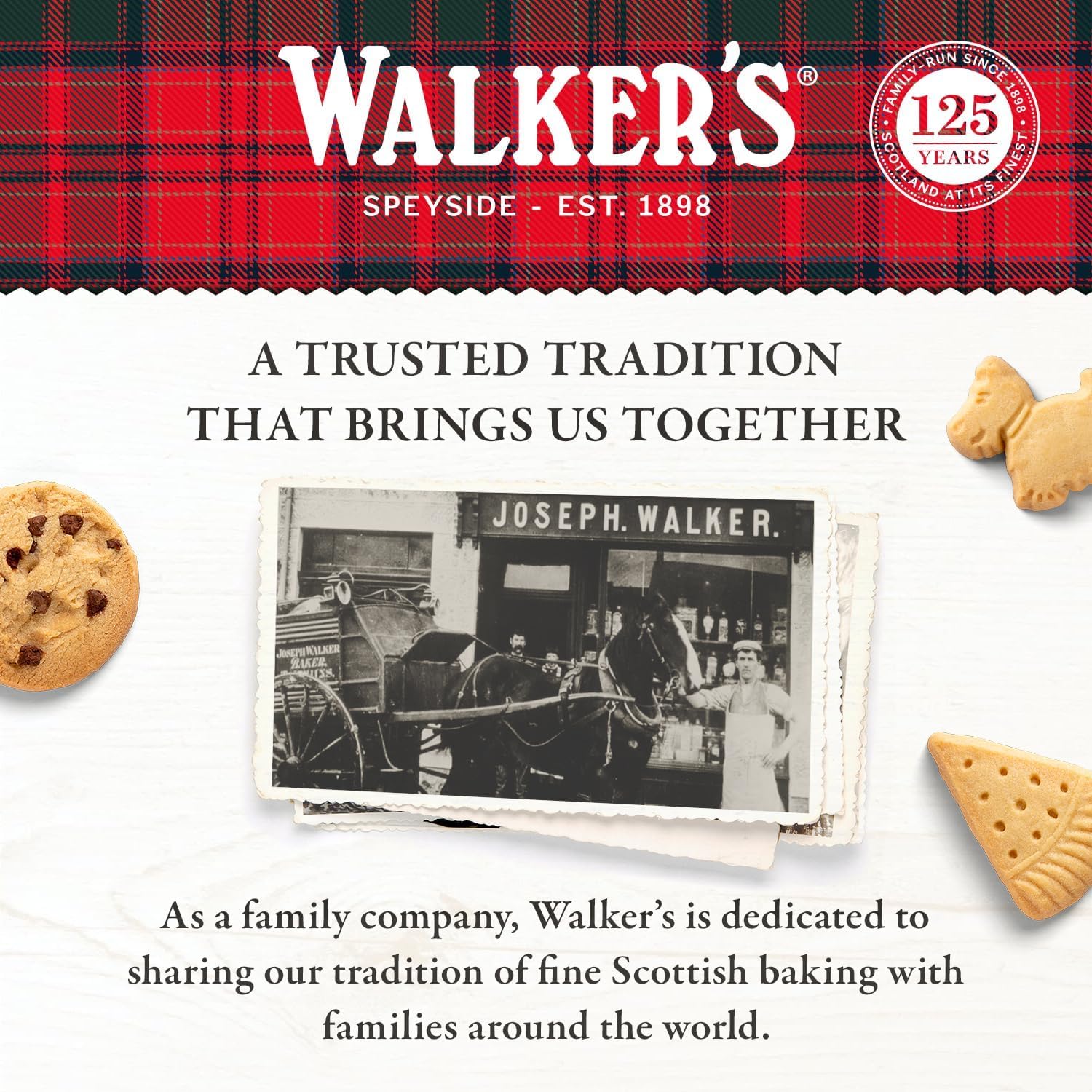 Walkers vegetarian and OU-Kosher certified shortbread fingers provide flexible snack options.