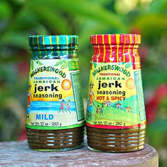 Walkerswood Jerk Seasoning pork marination brings smoky, flavorful finish.