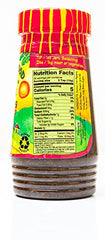 Walkerswood Jerk Seasoning label close-up, authentic Caribbean taste enhancer