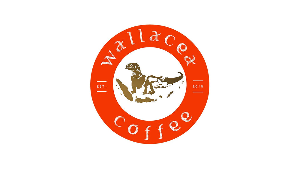 Wallacea Coffee low-acid, medium-dark roast for flavorful cups with reduced bitterness.