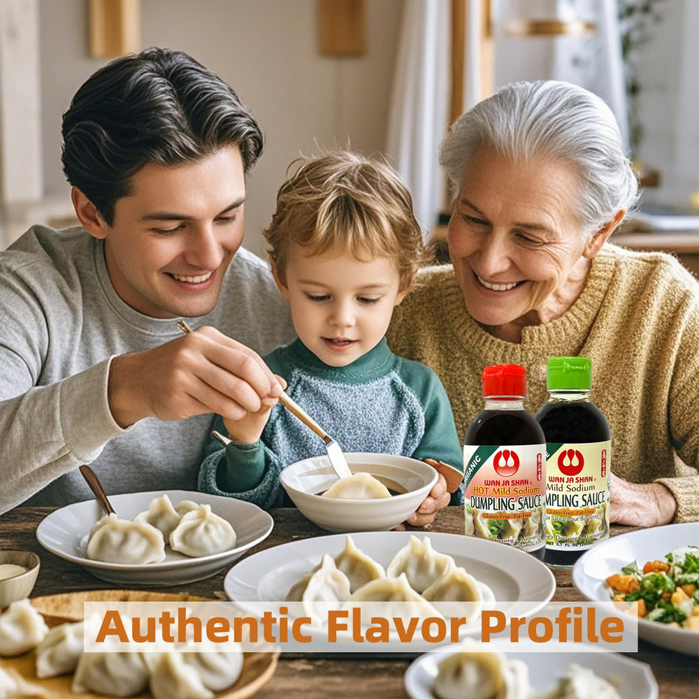 Ideal for dipping dumplings and potstickers, showcasing authentic flavor.