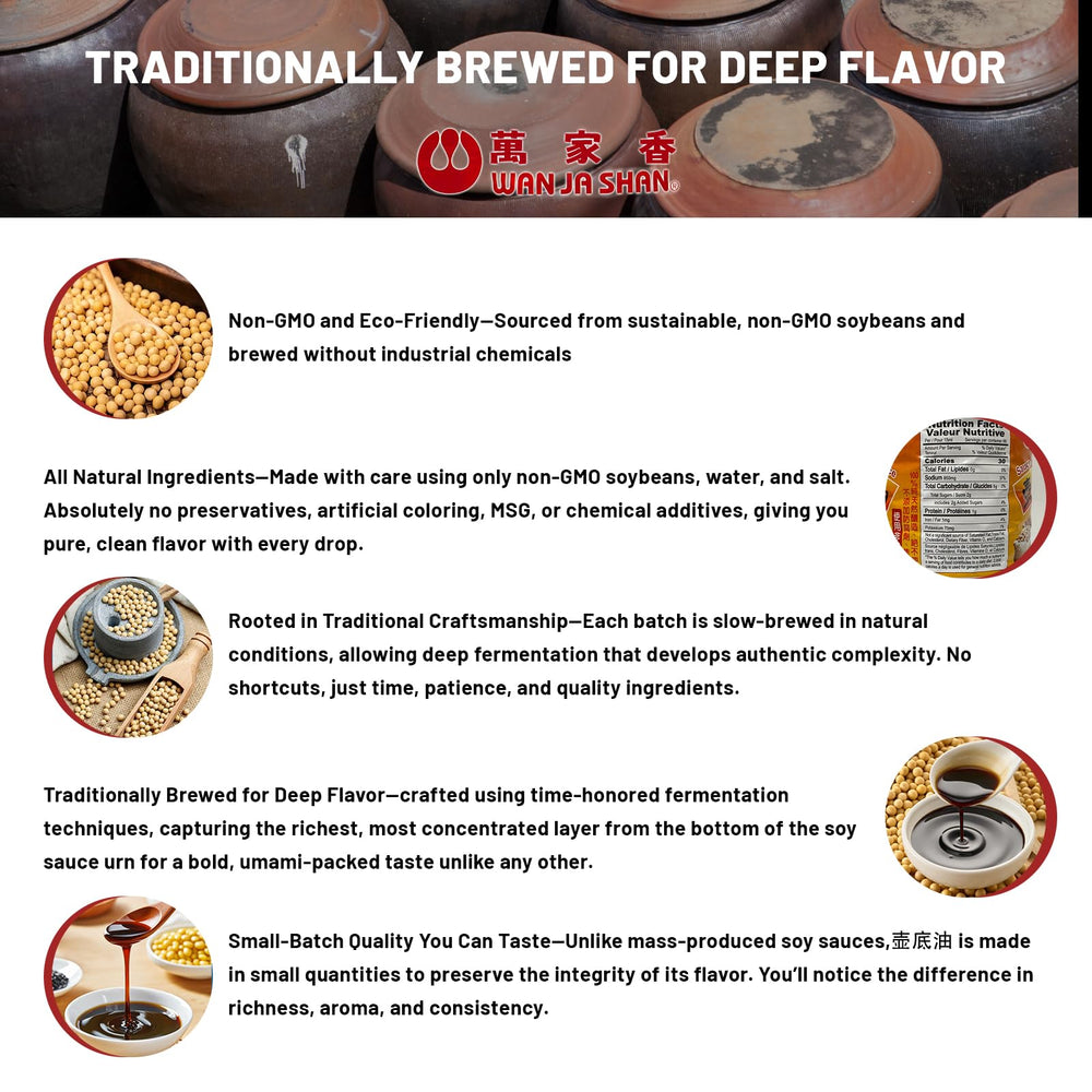Wan Ja Shan small-batch brew emphasizes traditional craftsmanship.