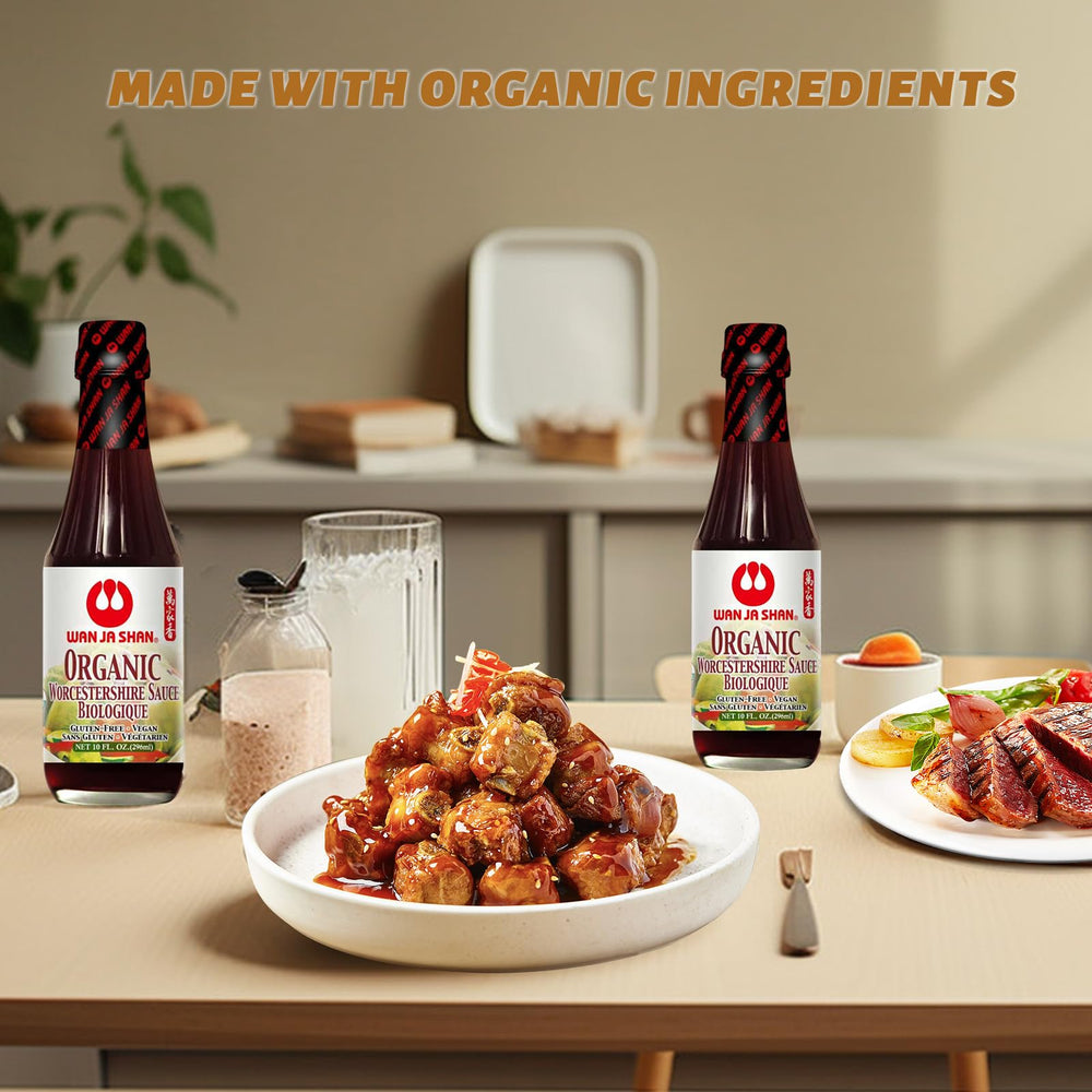 Wan Ja Shan packaging emphasizes sustainability and responsible sourcing.