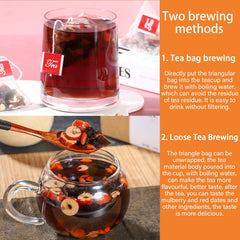 One Wanciment tea bag ready for infusion and everyday use