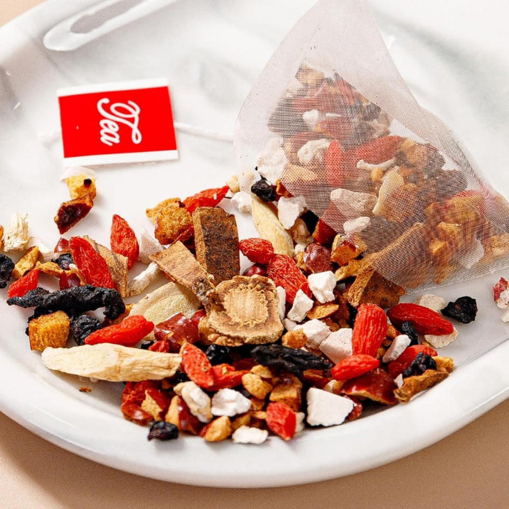 Wanciment red dates and wolfberries steeping, hinting at natural sweetness