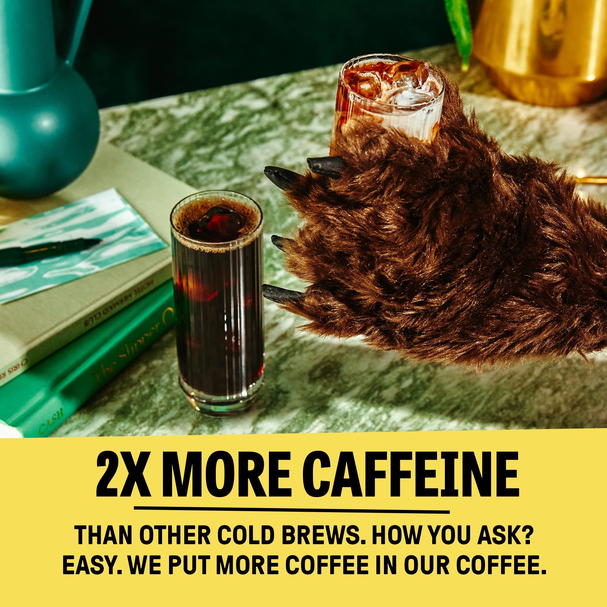 Wandering Bear organic arabica coffee beans close-up showcases high quality ingredients