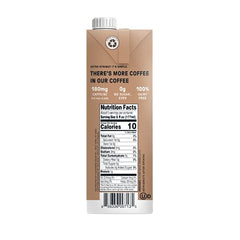 Wandering Bear organic cold brew pour highlighting pure ingredients and clean label