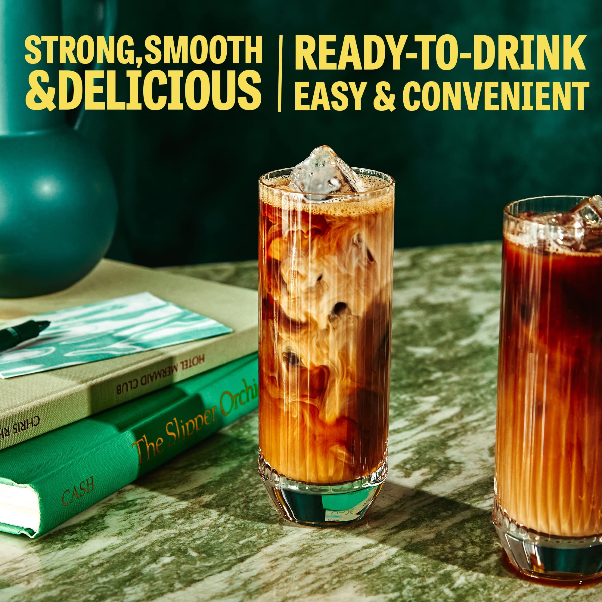 Wandering Bear shelf-stable cold brew bottle kept at room temperature