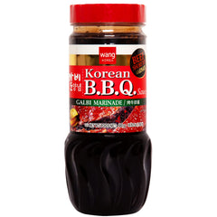 Wang Galbi Marinade bottle for quick Korean BBQ flavor infusion.