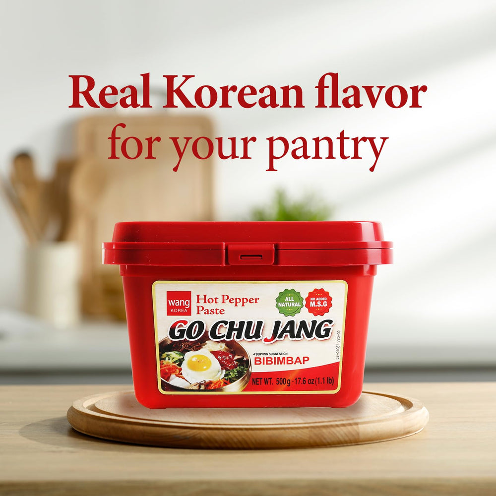 Wang gochujang 1.1 lb pack shown for pantry stocking.