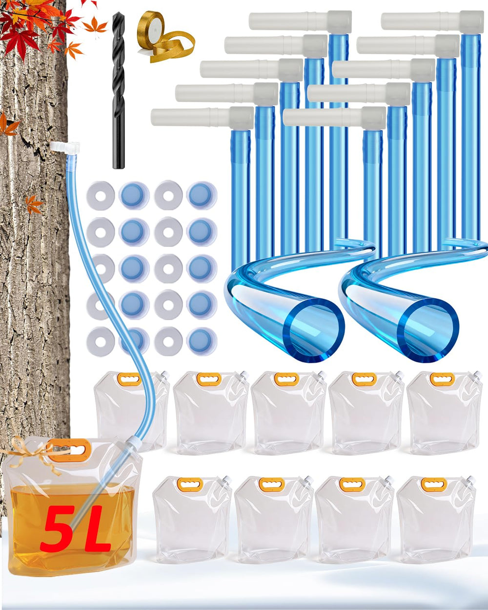 Wantelfor maple syrup taps for quick sap collection in backyard maple trees