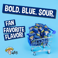 Warheads blue raspberry bulk 2lb bag ready for sharing at events