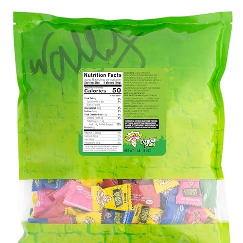 Warheads Extreme Sour Black Cherry Candy tangy shell and sweet center