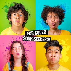 Warheads Blue Raspberry candy, bold sour bite for celebrations and game days.