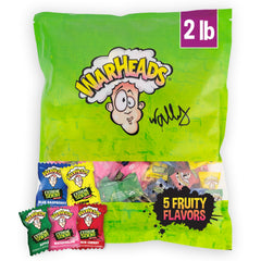 Warheads Extreme Sour Hard Candy bulk bag for parties and parades.