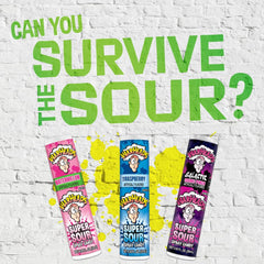 Warheads Super Sour Spray green apple bottle delivers bright tartness and crisp bite for snacking