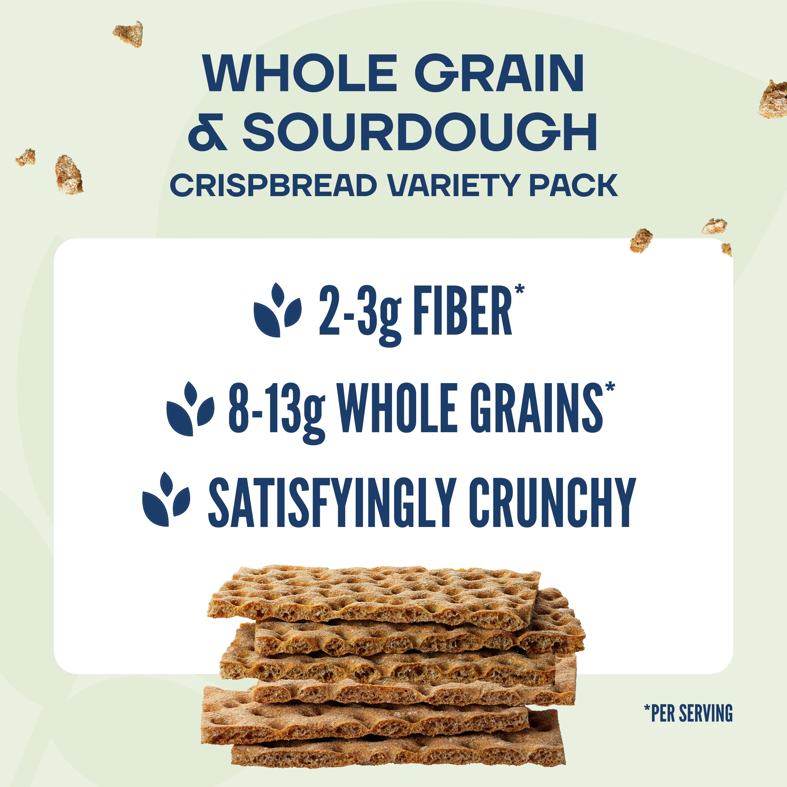 Wasa Crispbread for breakfast with spreads and fruit.