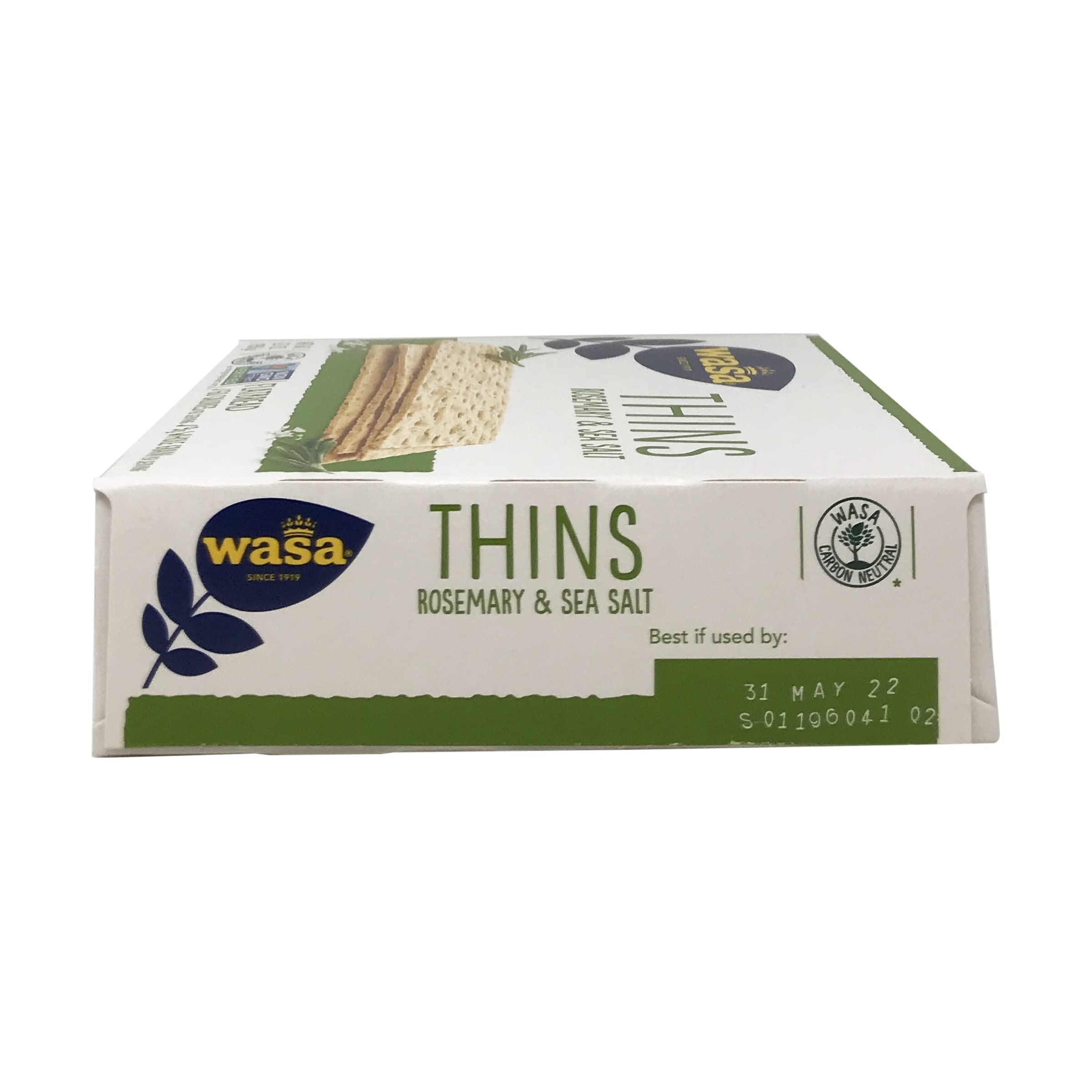 Wasa rosemary-sea-salt crackers with cheese pairing on a board.