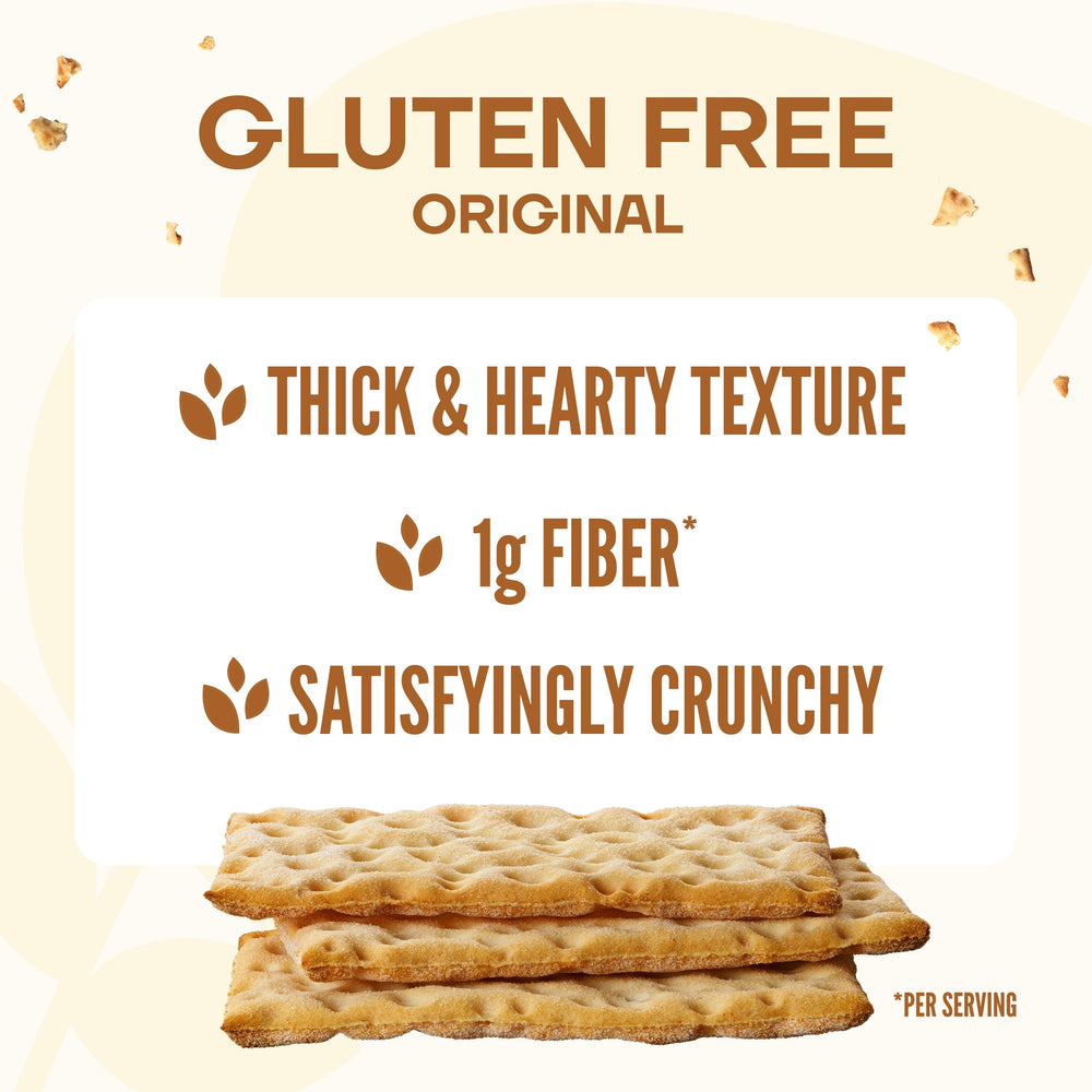 Close-up of Wasa Crispbread showing crunchy texture perfect for toppings.