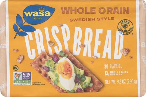 Wasa Wholegrain Crispbread with avocado and tomato demonstrates a fresh pairing.
