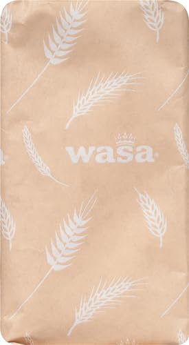 Wasa Wholegrain Crispbread ingredients scene highlights whole grain content.