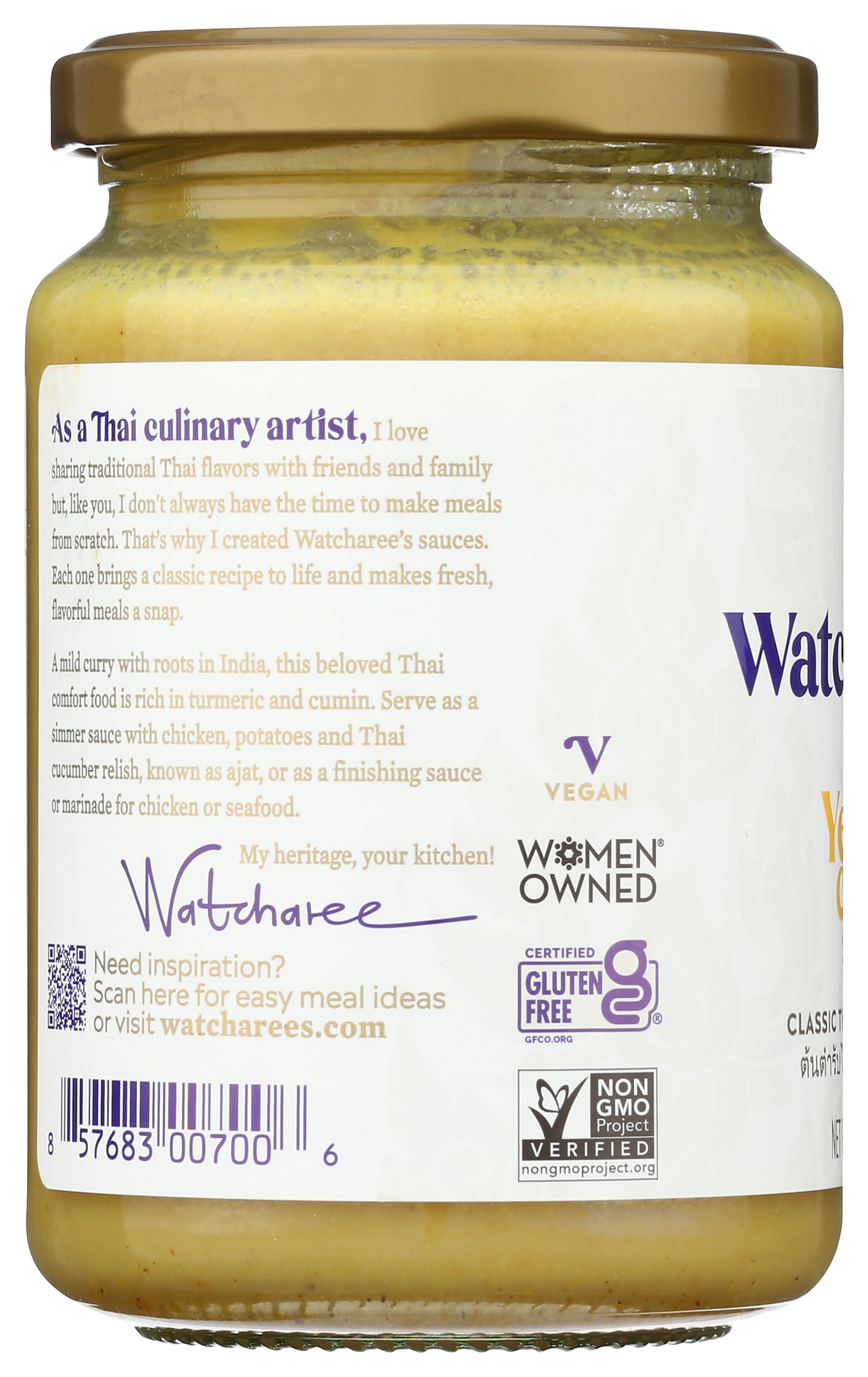 Watcharee's curry used in a busy kitchen as a quick gourmet option.