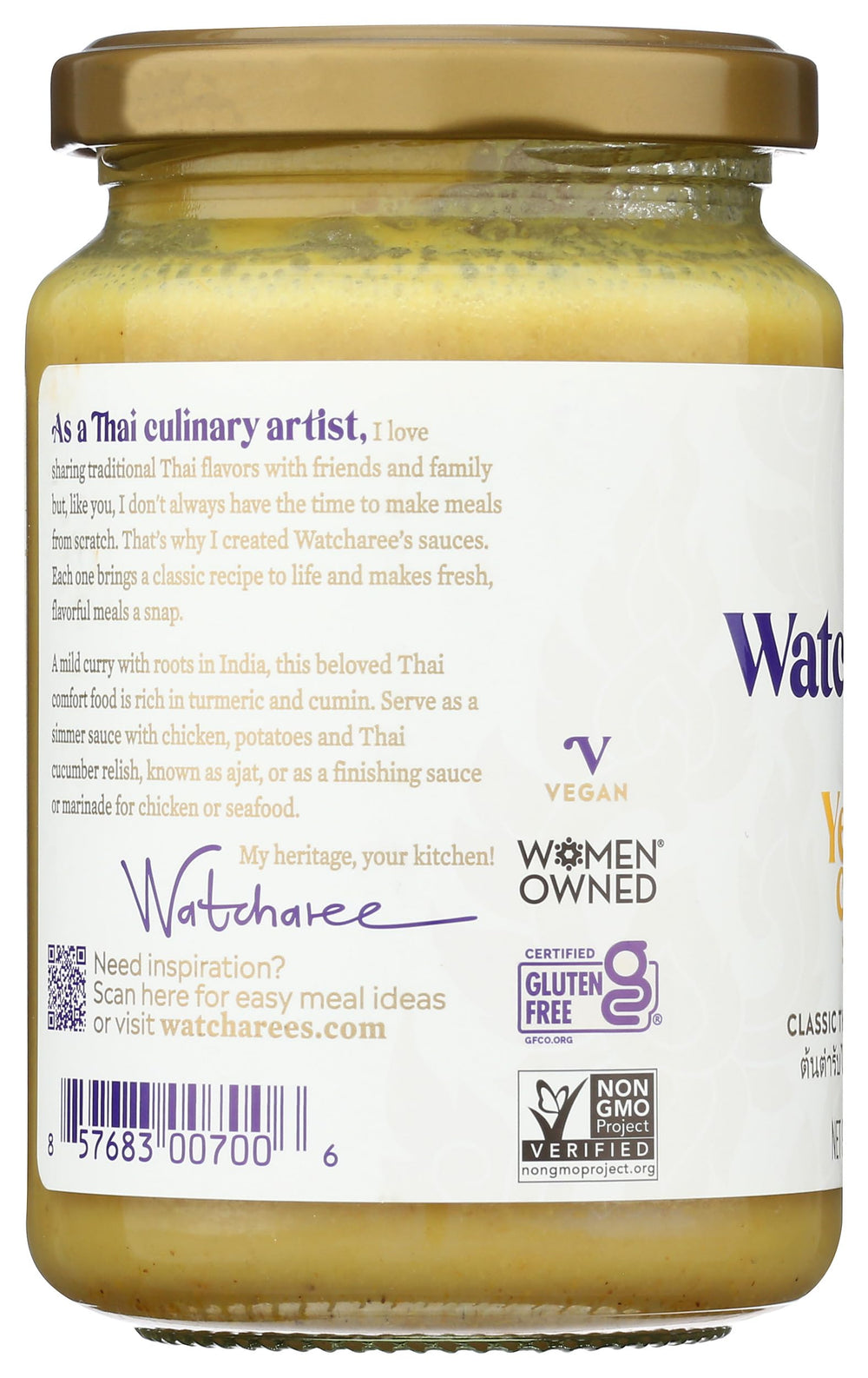 Watcharee's curry used in a busy kitchen as a quick gourmet option.