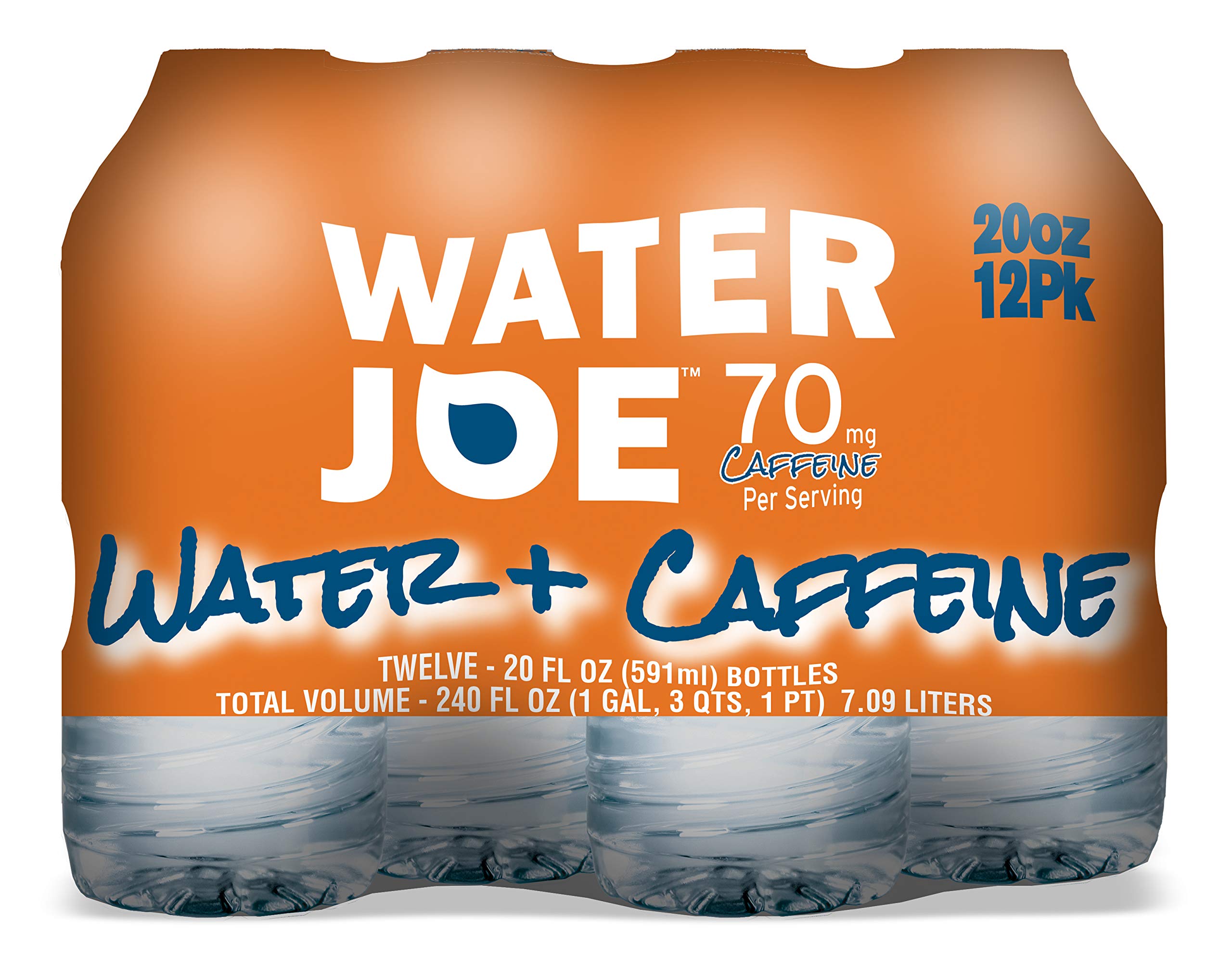 Water Joe 70 mg caffeine label close-up showing clear energy information for quick decisions