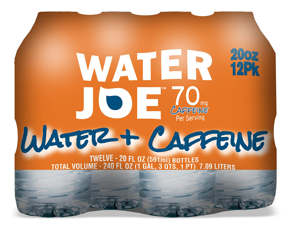 Water Joe 70 mg caffeine label close-up showing clear energy information for quick decisions