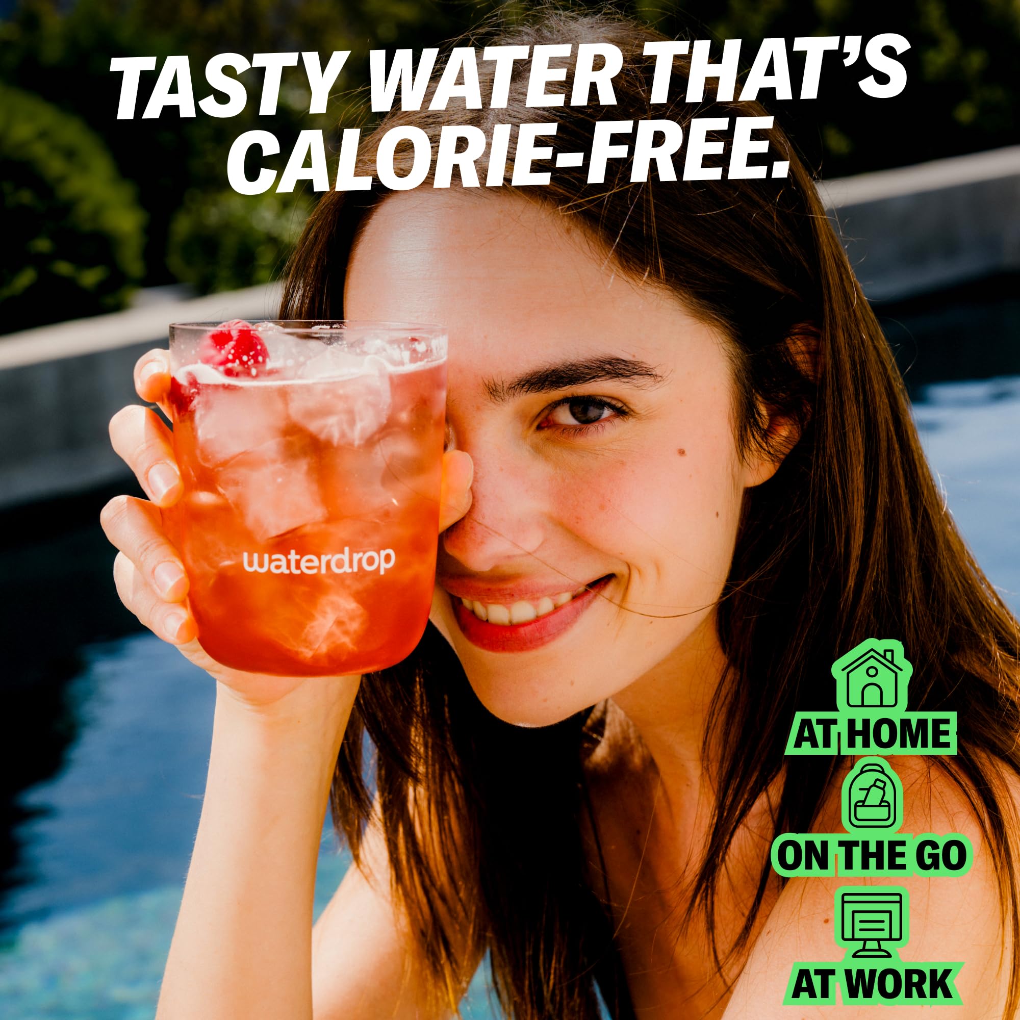 Waterdrop Lemon Lime cube offers a refreshing citrus twist.