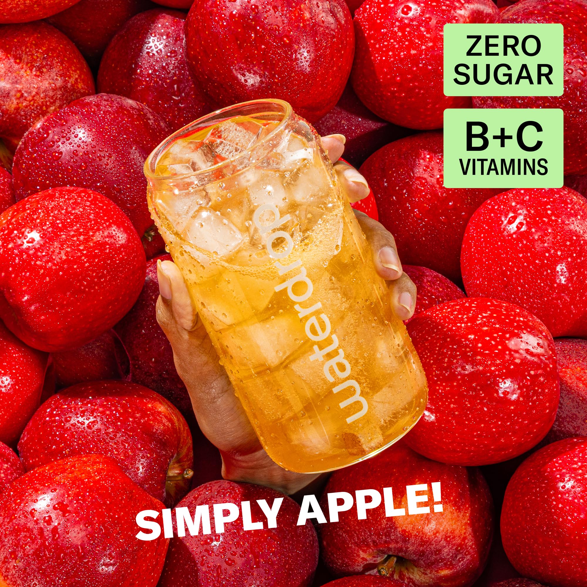 Waterdrop MicroDrink Apple ingredients emphasize clean, sugar-free hydration with vitamins