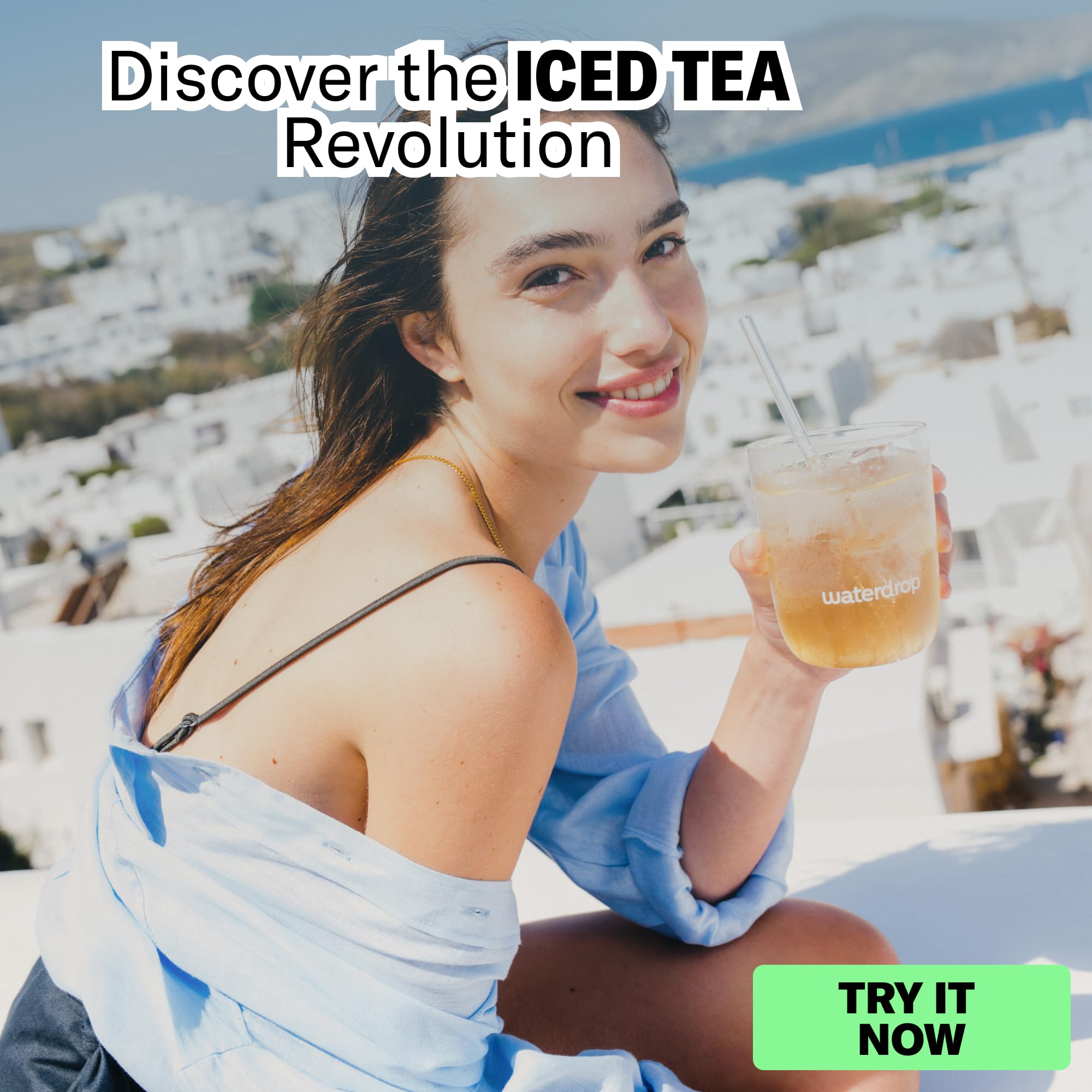 Waterdrop Hydration Cubes in sparkling water deliver a refreshing lift.