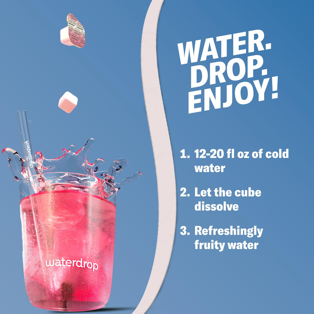 Waterdrop Travel Pack holds individual cubes for hydration on the go.