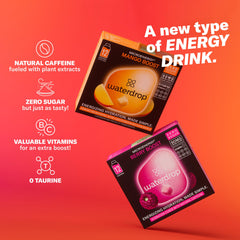 Waterdrop Microenergy Mango Boost cubes dissolve for a tropical pick-me-up.