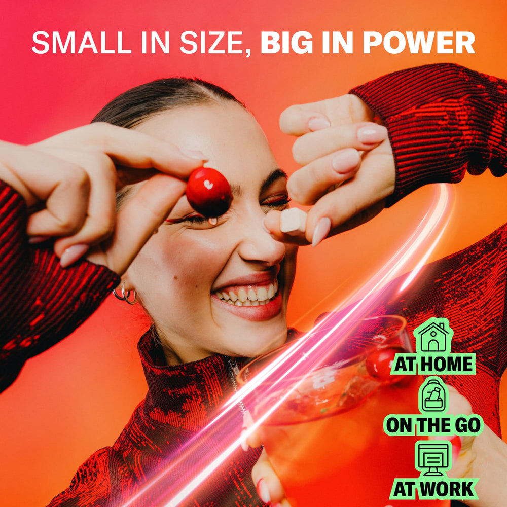 Waterdrop Microenergy sugar-free cubes deliver flavor without extra sugar.