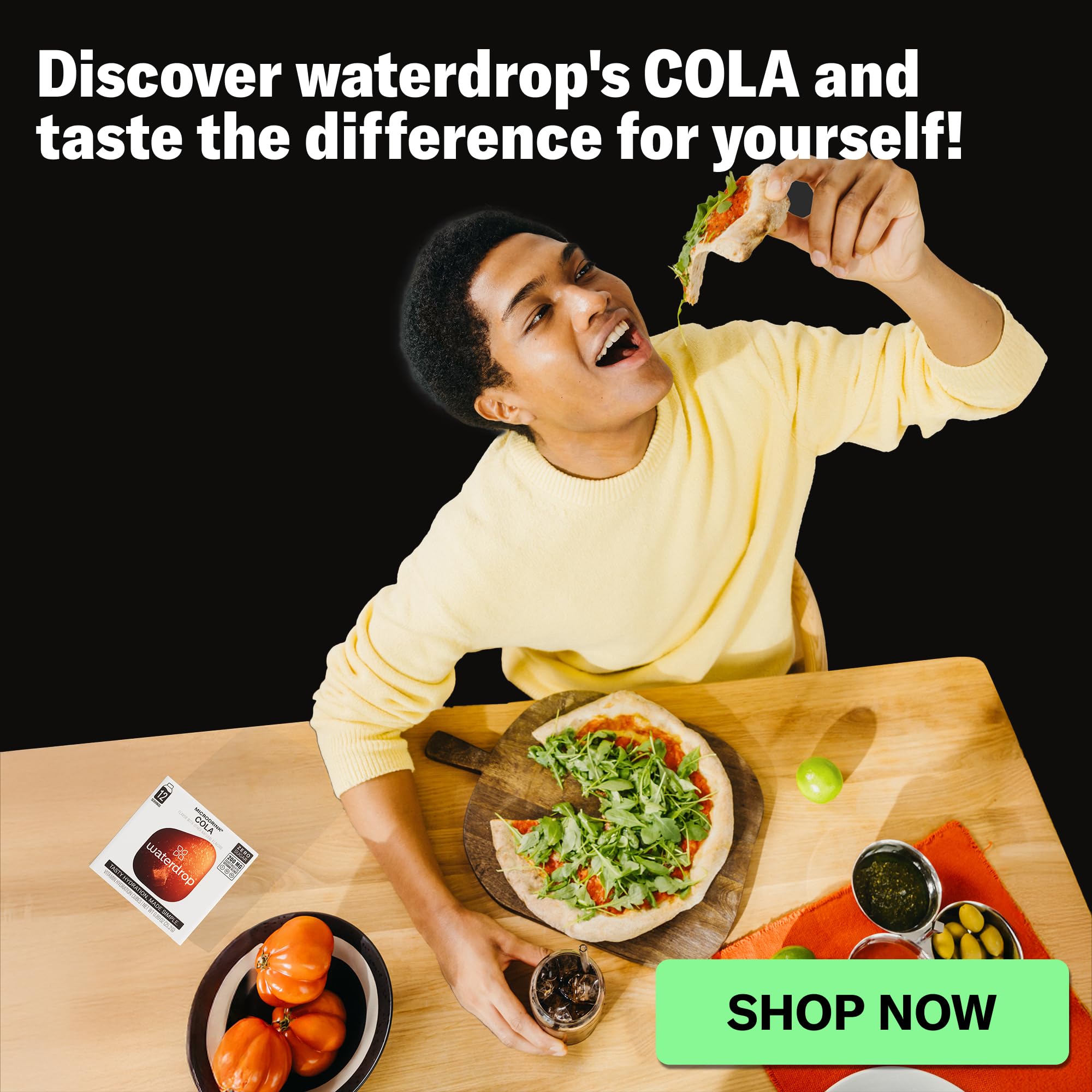 Cola flavor hydration cubes offering a caffeine-free, refreshing twist.