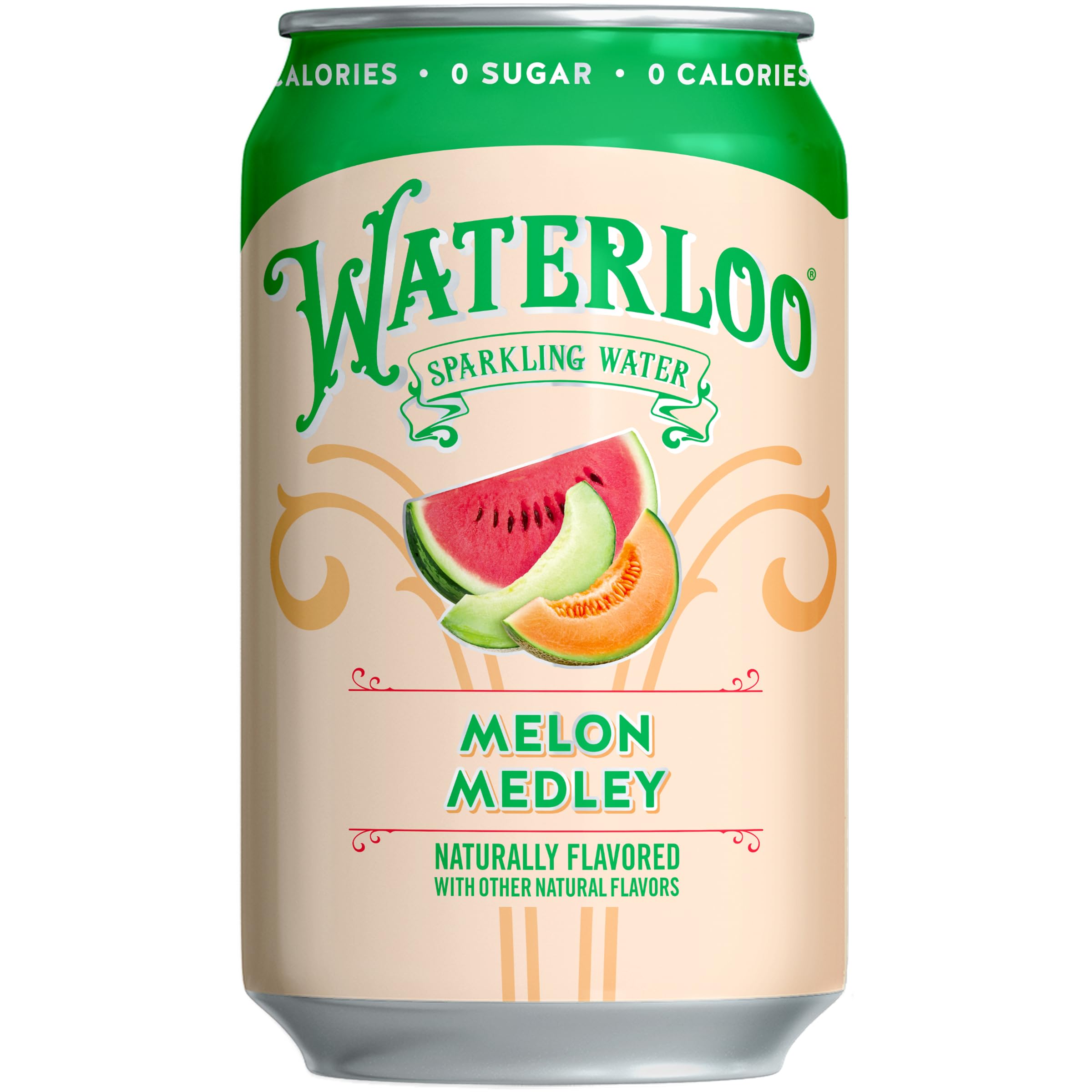 Waterloo Melon Medley pouring into glass reveals vibrant aroma