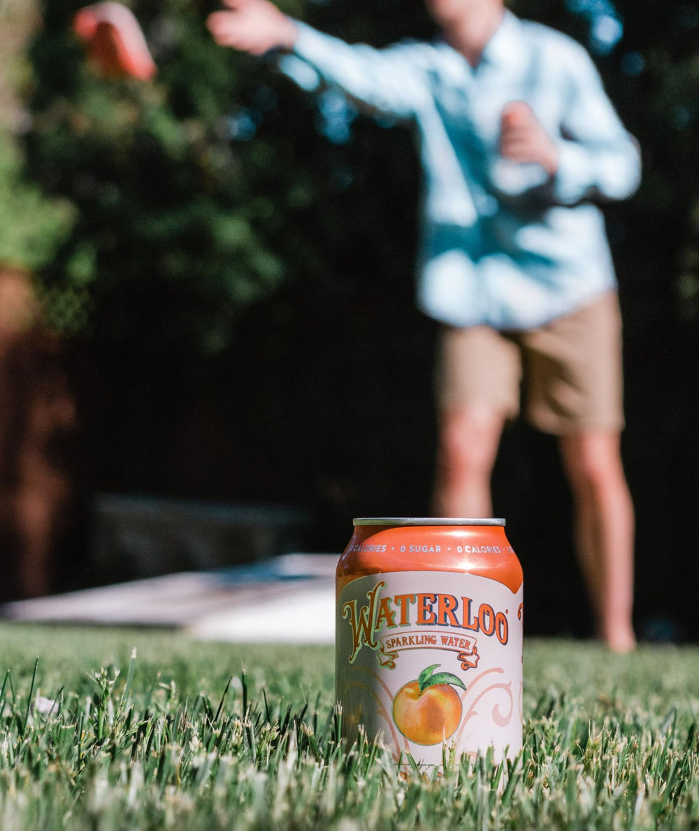 Waterloo Peach pack of 12 cans offers zero sugar options for everyday enjoyment