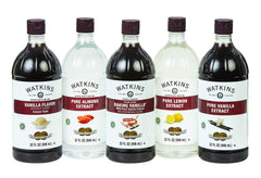 Watkins almond extract pour spout for precise recipe measurements.