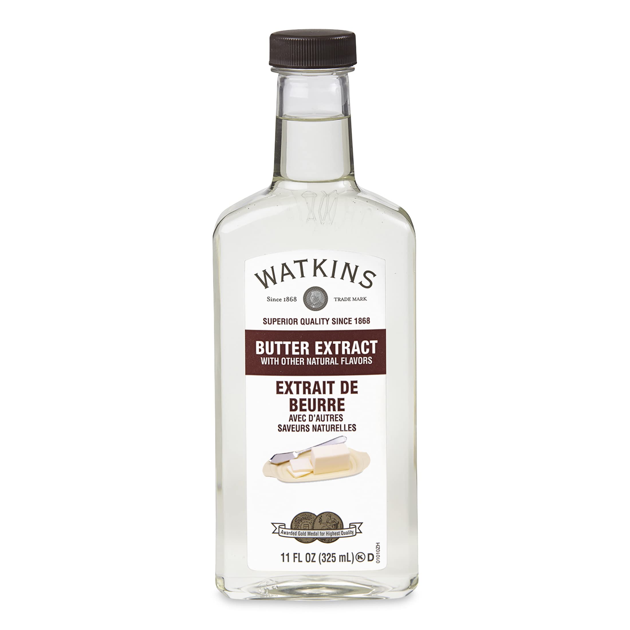 Watkins Butter Extract bottle for rich baking flavor in batches