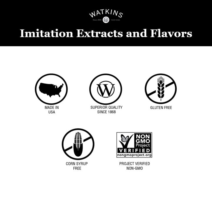 Watkins Butter Extract USA packaging signals crafted in America