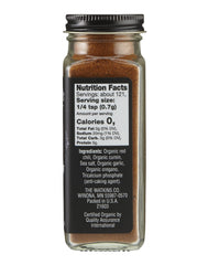 Close-up of the grinder pour on Watkins chili powder.