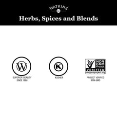 Watkins Cream of Tartar packaging with OK Kosher certified label, trusted kitchen staple.