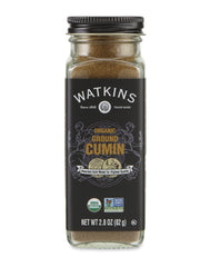 Watkins Ground Cumin jar with premium aroma for vibrant home cooking.
