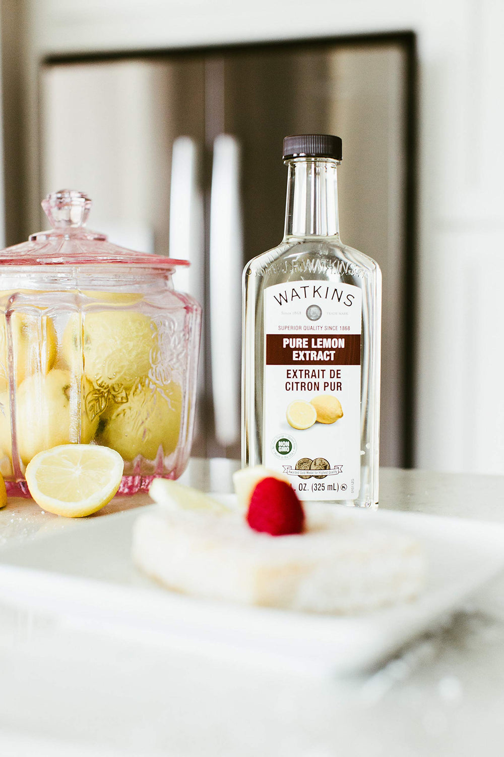 Watkins lemon extract dessert idea suggests bright flavor accents for sweets