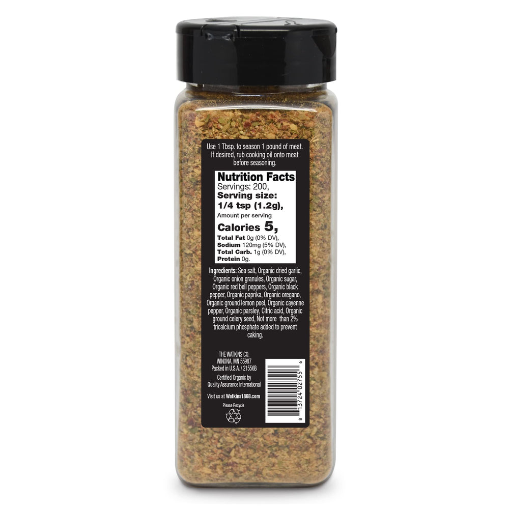 Watkins Organic Chicken Seasoning spoon dispense for easy weeknight flavor