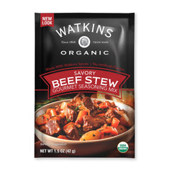 Watkins beef stew seasoning pouch ready to use for rich flavor