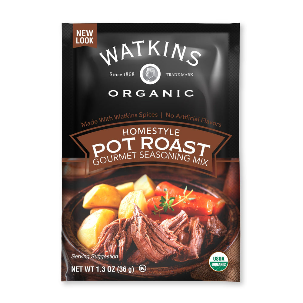 Watkins Organic Gourmet Seasoning Pouch ready to flavor meals
