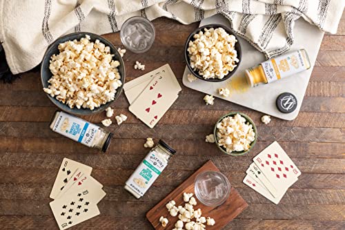 Watkins white cheddar popcorn seasoning jar close-up for bold snack flavor