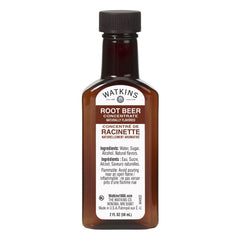 Watkins Root Beer Concentrate pour into mug to flavor beverages.